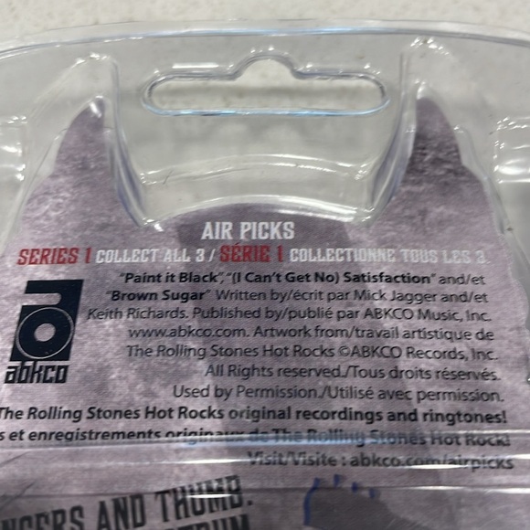 NIP Retro Air Picks Rolling Stones - Picture 9 of 10
